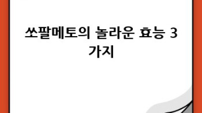 쏘팔메토란: 건강에 좋은 열매의 모든 것